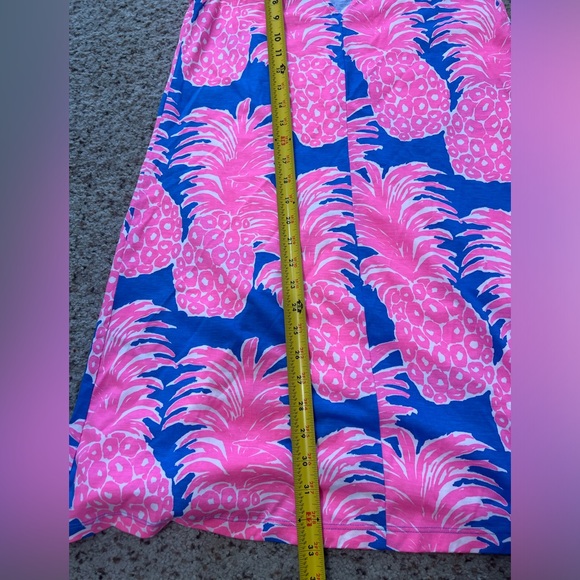 NWNT Lilly Pulitzer‎ Kristen Swing Dress Little Flamenco Blue Haven Pineapple S - Picture 9 of 10